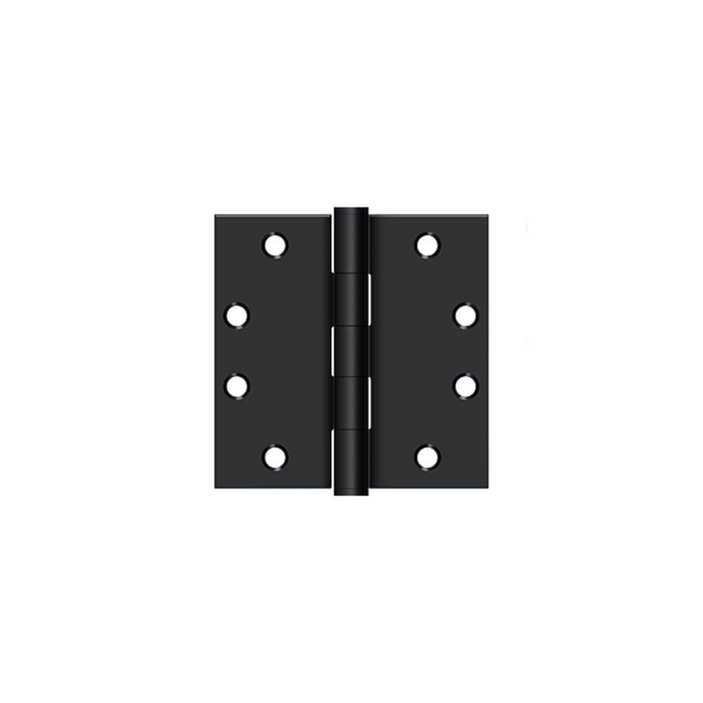 Deltana S45U1B 4-1/2" x 4-1/2" Square Hinge; Heavy Duty; Paint Black Finish.