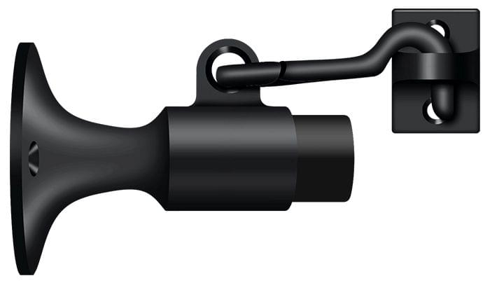 Deltana SAHW325U19 Wall Mount Bumper with Holder Black Finish.