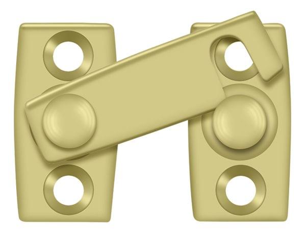 Deltana SB3058U3 Shutter Bar/Door Latch 5/8"; Bright Brass Finish.