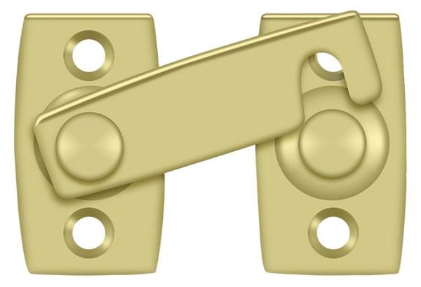 Deltana SB3178U3 Shutter Bar/Door Latch 7/8"; Bright Brass Finish.
