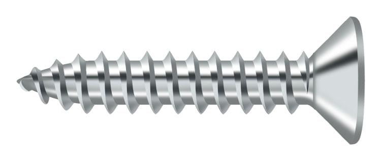 Deltana SCWB1010U26 Wood Screw; SB; #10 x 1"; Bright Chrome Finish.