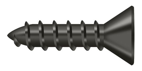 Deltana SCWS1075U10B Wood Screw; ST; #10 x 3/4"; Oil Rubbed Bronze Finish.