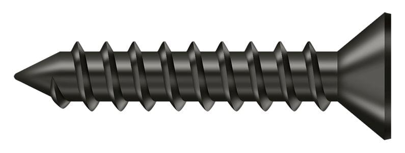 Deltana SCWS12125U10B Wood Screw; ST; #12 x 1-1/4"; Oil Rubbed Bronze Finish.