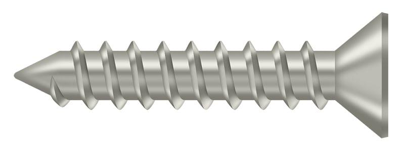 Deltana SCWS12125U15 Wood Screw; ST; #12 x 1-1/4"; Satin Nickel Finish.