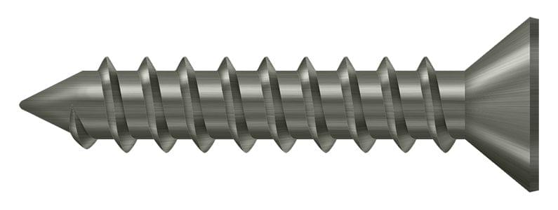 Deltana SCWS12125U15A Wood Screw; ST; #12 x 1-1/4"; Antique Nickel Finish.