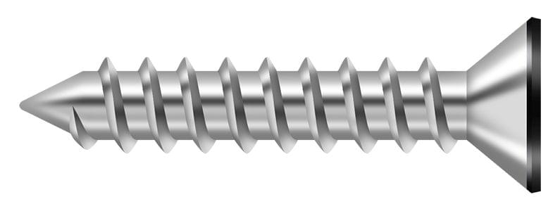 Deltana SCWS12125U1B Wood Screw; ST; #12 x 1-1/4"; Flat Black Finish.