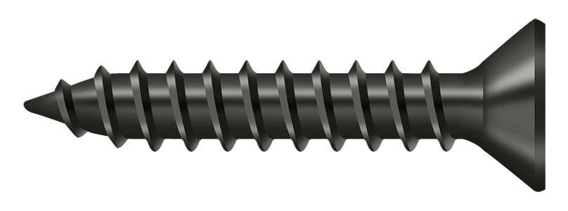 Deltana SCWS910U10B Bag of 600 Wood Screws; Steel; #9 x 1"; Oil Rubbed Bronze Finish.