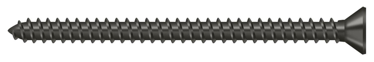 Deltana SCWS925U10B Wood Screw; Steel; #9 x 2-1/2"; Oil Rubbed Bronze Finish.