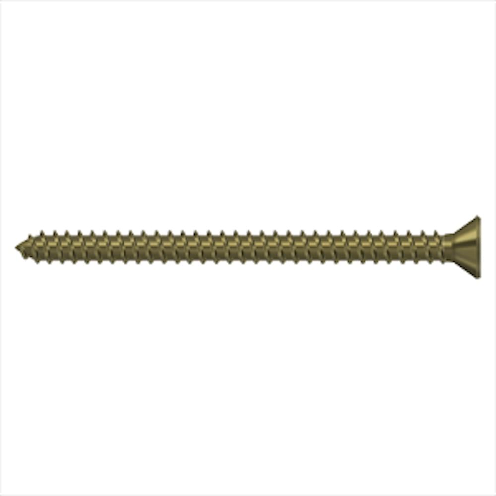 Deltana SCWS925U5 Wood Screw; Steel; #9 x 2-1/2"; Antique Brass Finish.