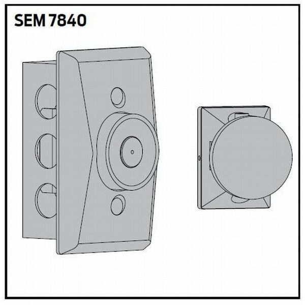 LCN SEM7840 Wall Mount Magnet Tri-Volt Standard Profile Door Release.