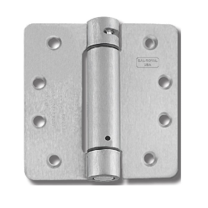 Cal-Royal SH3558R 3.5 x 3.5 - 5/8" Radius Spring Hinges Sold in Pairs