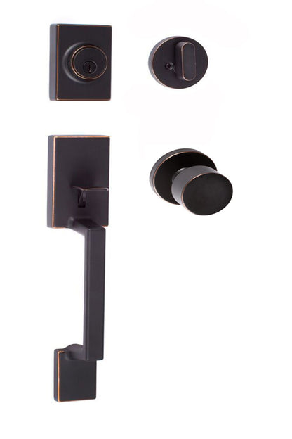 Sure-Loc SH507-R-BG-RD Stockholm Handleset with Bergen Round Handleset Trim