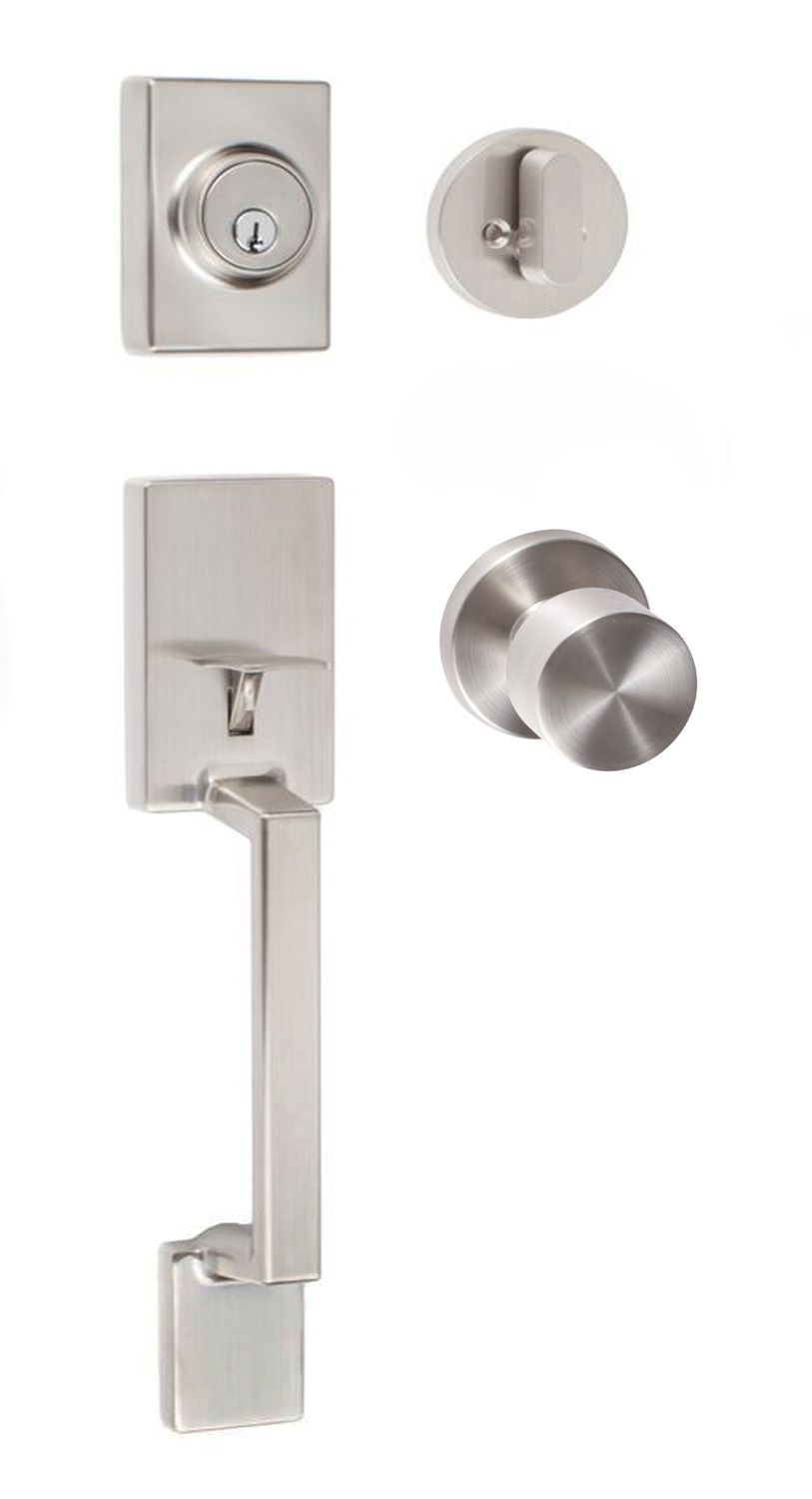 Sure-Loc SH507-R-BG-RD Stockholm Handleset with Bergen Round Handleset Trim