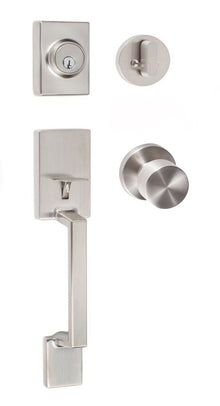 Sure-Loc SH507-R-BG-RD Stockholm Handleset with Bergen Round Handleset Trim