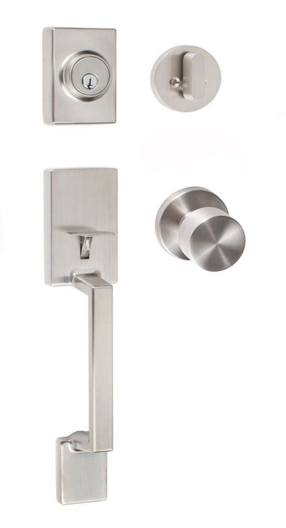 Sure-Loc SH507-R-BG-RD Stockholm Handleset with Bergen Round Handleset Trim