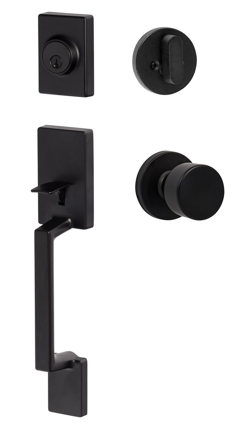 Sure-Loc SH507-R-BG-RD Stockholm Handleset with Bergen Round Handleset Trim