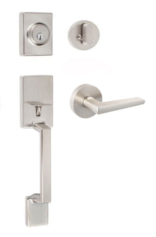 Sure-Loc SH507-R-BS-RD Stockholm Handleset with Basel Round Handleset Trim