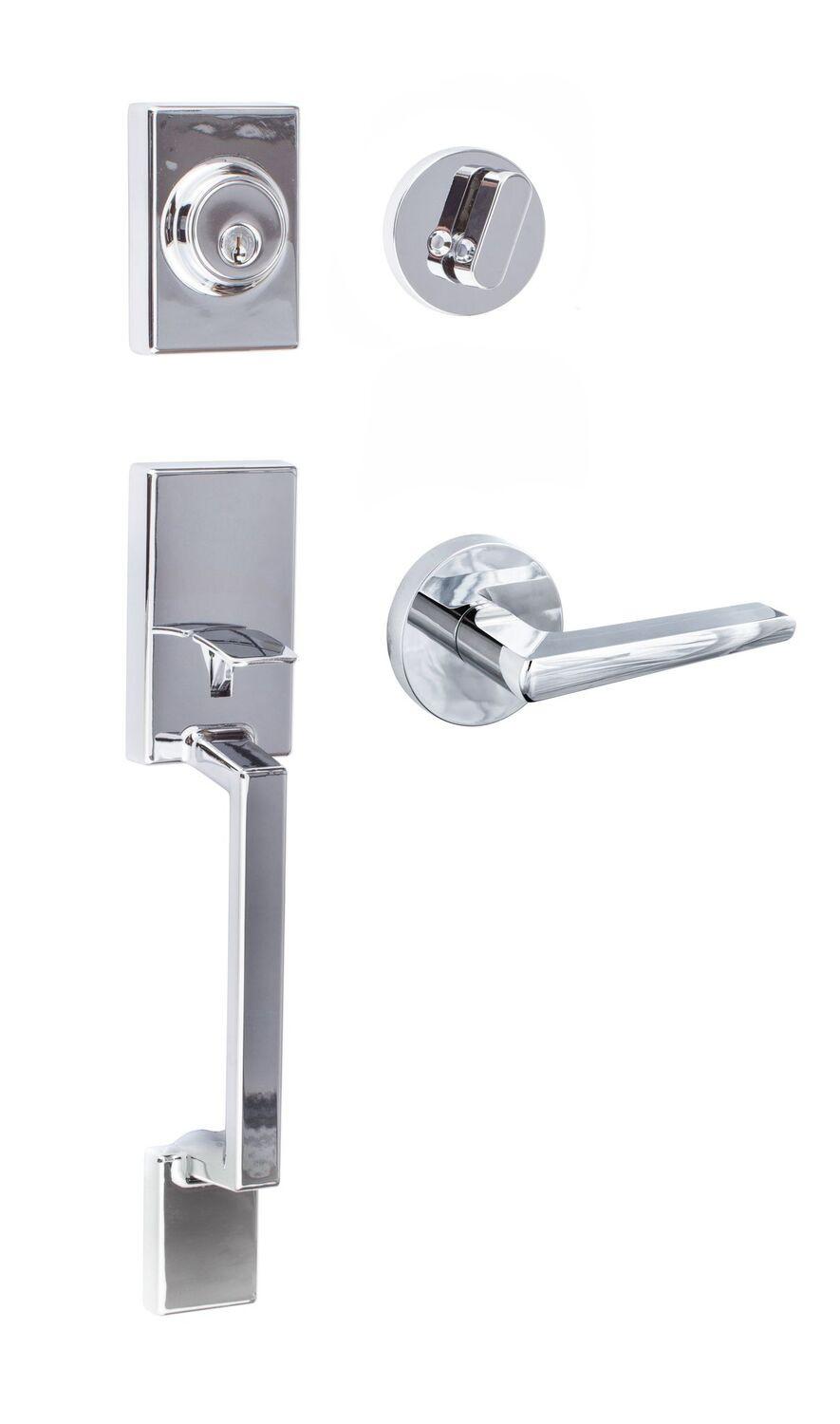 Sure-Loc SH507-R-BS-RD Stockholm Handleset with Basel Round Handleset Trim