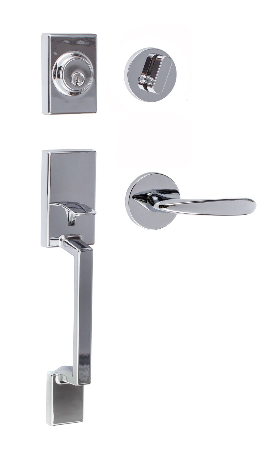 Sure-Loc SH507-R-TR Stockholm Handleset with Torino Handleset Trim
