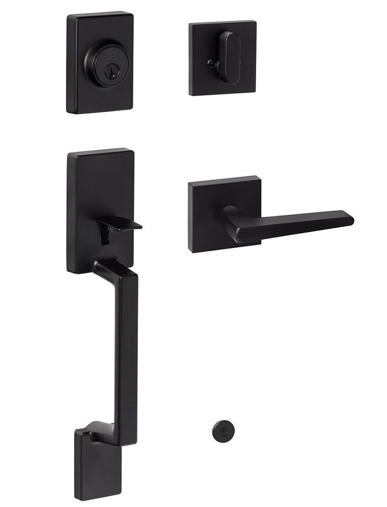 Sure-Loc SH507-S-BS-SQ Stockholm Handleset with Basel Square Handleset Trim.