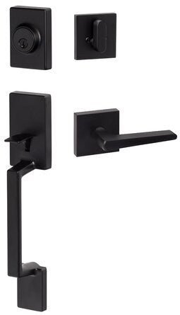 Sure-Loc SH507-S-BS-SQ Stockholm Handleset with Basel Square Handleset Trim.