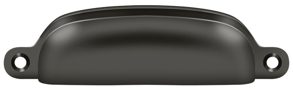 Deltana SHP29U10B Exposed Shell Pull 4"; Oil Rubbed Bronze Finish.