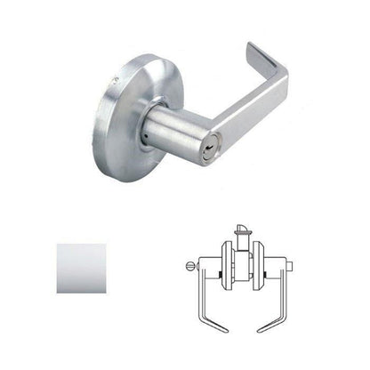 Cal-Royal SL20 Grade 2 Privacy Door Lever Lockset with 2-3/4" Backset