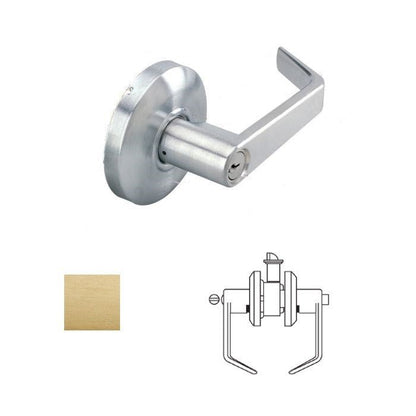 Cal-Royal SL20 Grade 2 Privacy Door Lever Lockset with 2-3/4" Backset