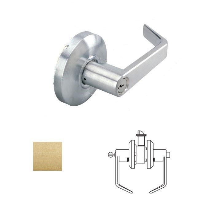 Cal-Royal SL20 Grade 2 Privacy Door Lever Lockset with 2-3/4" Backset