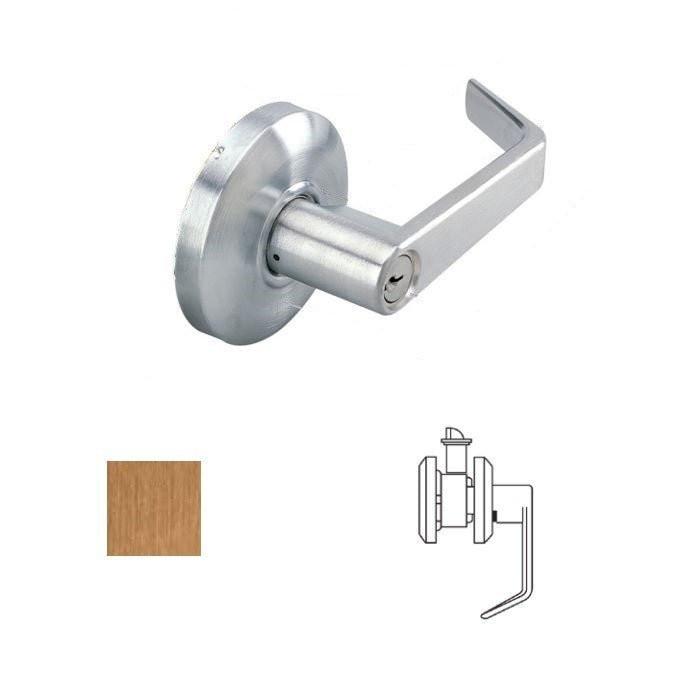 Cal-Royal SL50 Grade 2 Exit Door Lever Lockset with 2-3/4" Backset