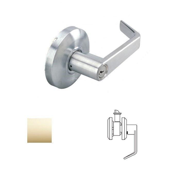 Cal-Royal SL50 Grade 2 Exit Door Lever Lockset with 2-3/4" Backset