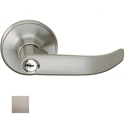 Cal-Royal SOP00 Keyed Entry Door Lever Lockset with Adjustable Backset