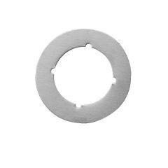 Don-Jo SP1353 3-1/2" Scar Plate with 2-1/8" Hole and Through Bolt Knotches