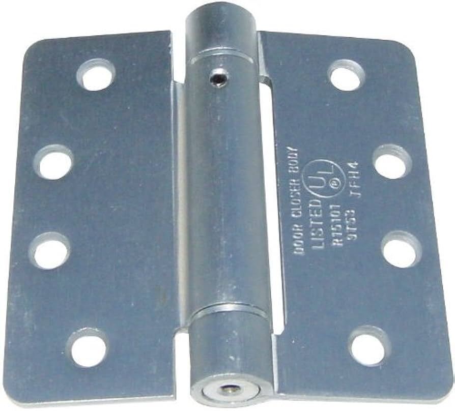 Orca Hardware SPR4014 4" x 4" x 1/4" Steel Spring Hinge