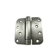 Orca Hardware SPR4058Z 4" x 4" x 5/8" Steel Spring Hinge, Zigzag Hole Pattern