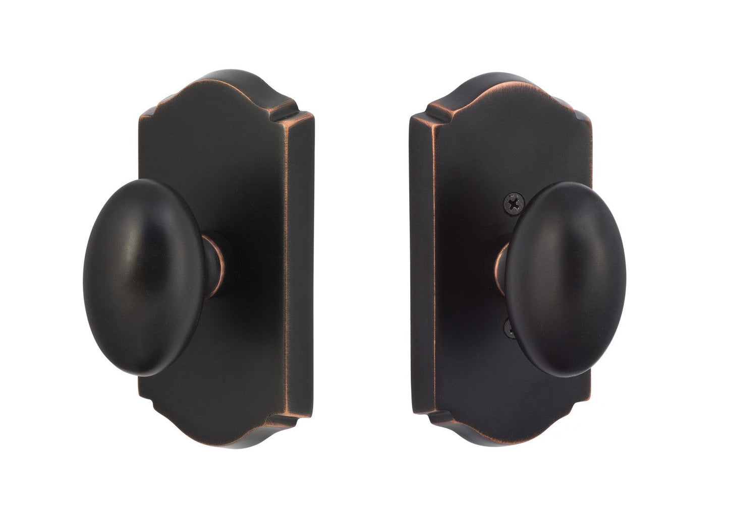 Ridgecrest SR100-2 11P Ridgecrest Mountain Series Slickrock Double Dummy Door Knob Vintage Bronze.