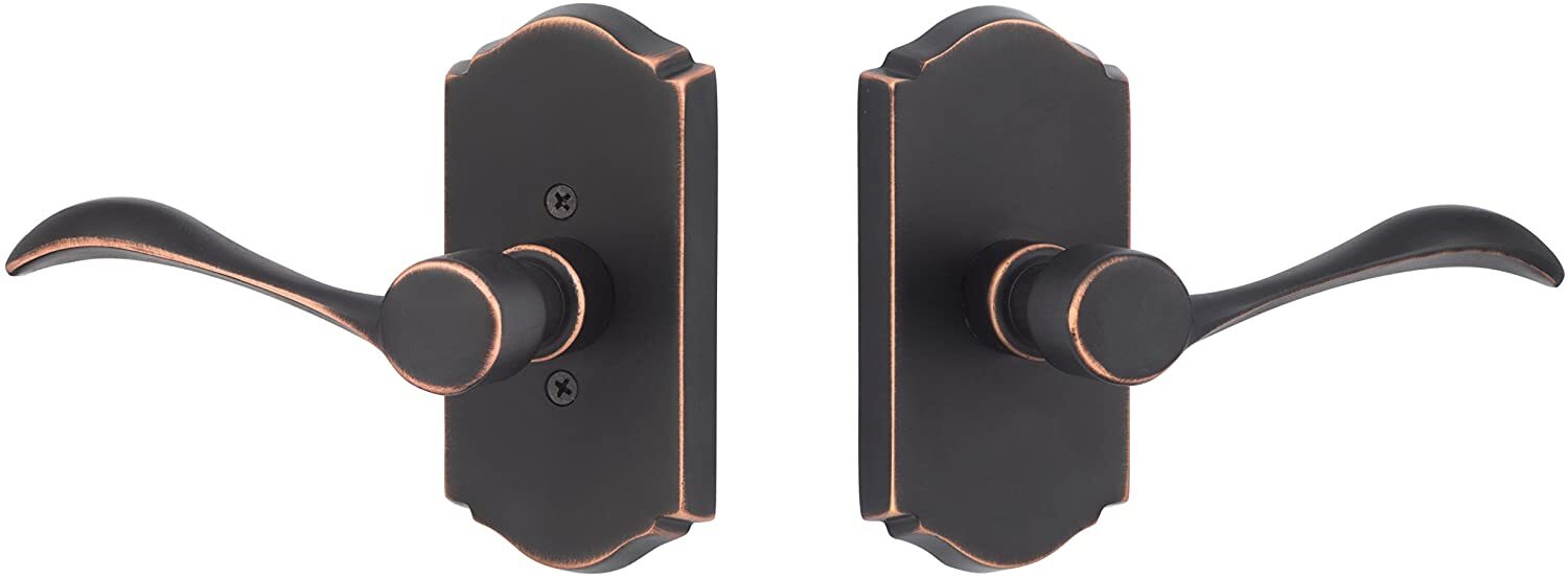 Sure-Loc SS101 11P LH Sandstone Passage Door Lever Left Hand Vintage Bronze