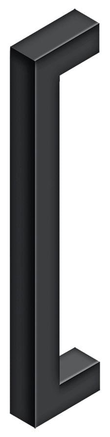 Deltana SSP1210U19 12" Single Side Contemporary Pull Black Finish.