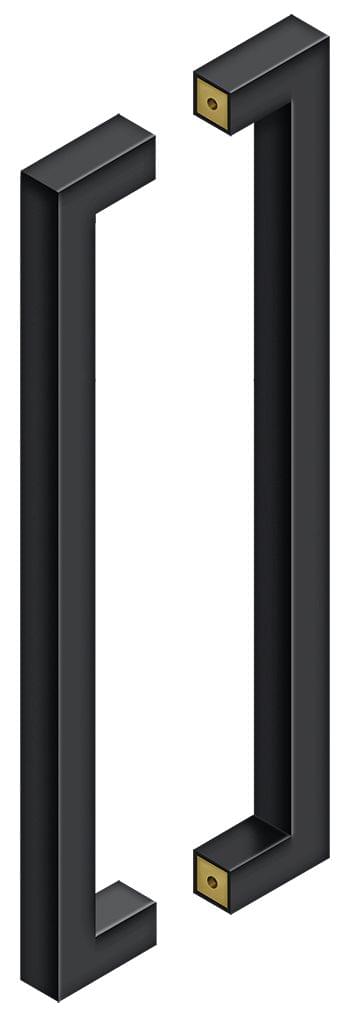 Deltana SSPBB1810U19 18" Back to Back Contemporary Pull Black Finish.