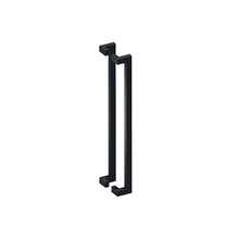 Deltana SSPOBB36U19 36" Back to Back Modern Offset Door Pulls Black Finish.