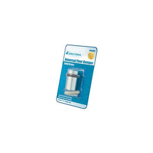 Deltana UFB5000BP26 Universal Floor Bumper Blister Pack; 2"; Bright Chrome Finish.