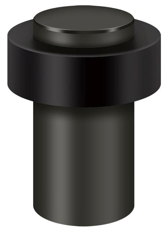 Deltana UFB7500U10B 3" Round Universal Floor Bumper Oil Rubbed Bronze Finish.