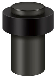 Deltana UFB7500U10B 3" Round Universal Floor Bumper Oil Rubbed Bronze Finish.