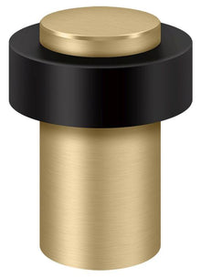 Deltana UFB7500U4 3" Round Universal Floor Bumper Satin Brass Finish.