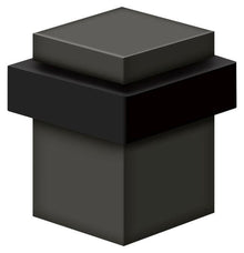 Deltana UFBS25U10B 2-1/2" Square Universal Floor Bumper Oil Rubbed Bronze Finish.