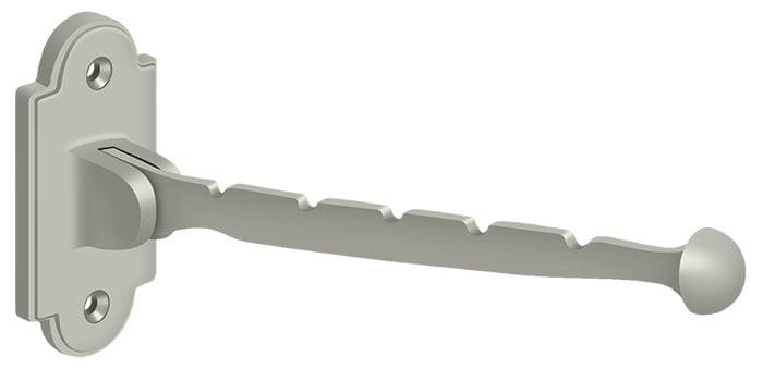 Deltana VH65U15 Valet Hook; 7" Projection; Satin Nickel Finish.