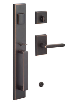 Sure-Loc VL507-LN Vail Full Plate Single Cylinder Keyed Handleset