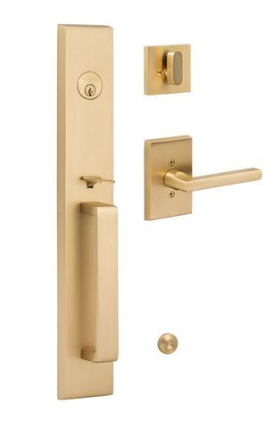 Sure-Loc VL507-LN Vail Full Plate Single Cylinder Keyed Handleset