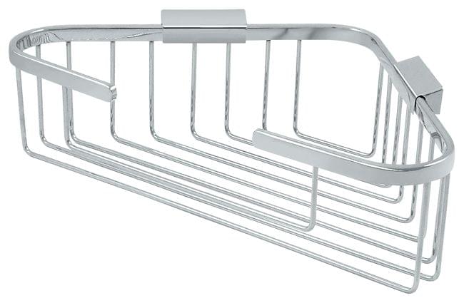Deltana WBC1310U26 Wire Basket; 13" Corner Basket; Bright Chrome Finish.