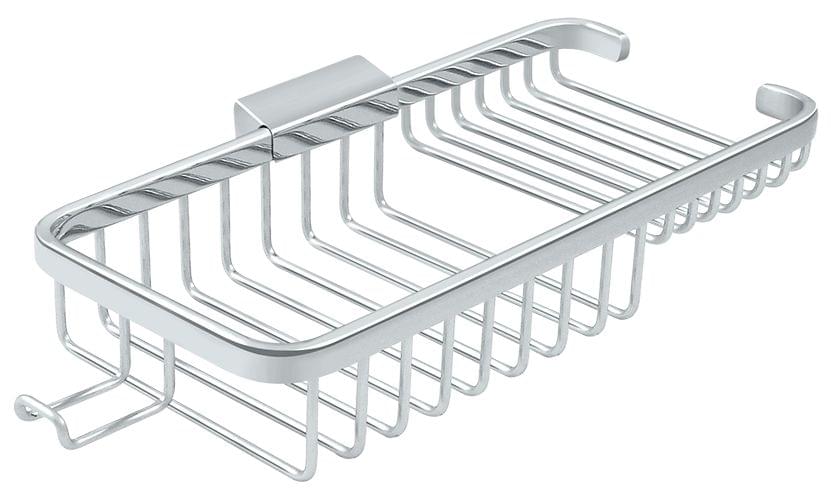 Deltana WBR1051HU26 Wire Basket; 10" Rect/Com with Hook; Bright Chrome Finish.